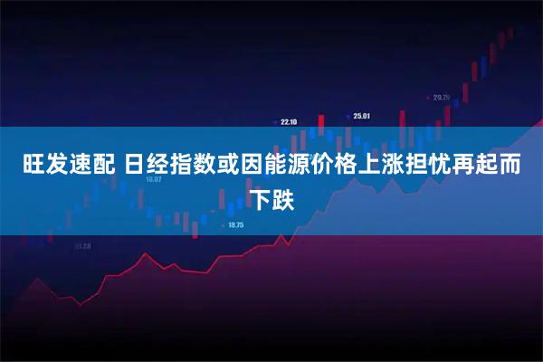 旺发速配 日经指数或因能源价格上涨担忧再起而下跌