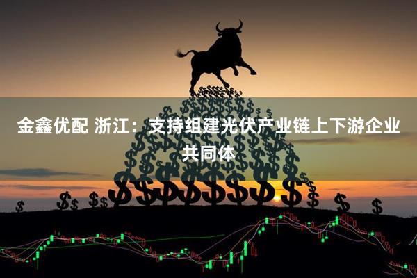 金鑫优配 浙江：支持组建光伏产业链上下游企业共同体